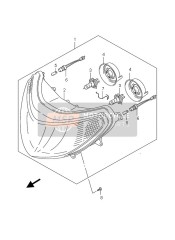 3510049F50, Headlamp Assy, Suzuki, 0